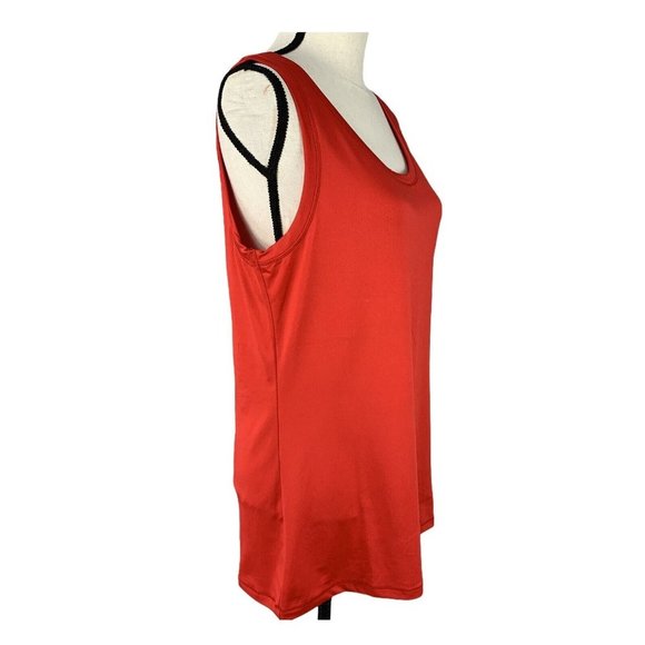 Ashley Steward Tank Top Women Plus14/16 Red Stretch Nylon/Spandex - Picture 6 of 10